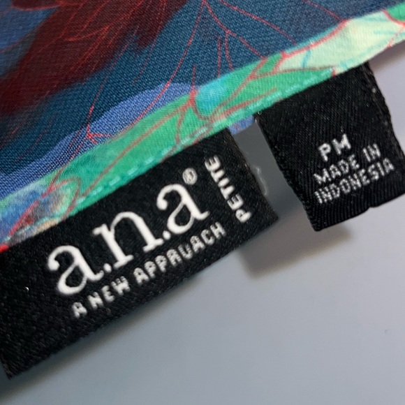 a.n.a a new approach Vibrant Floral Blouse - Teal and Orange - Picture 6 of 6